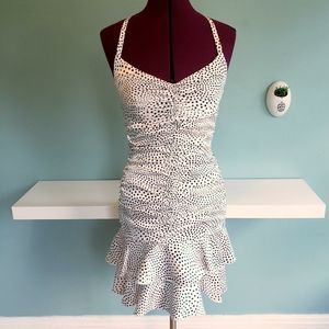 Y2k polka dot party dress by Jessica McClintock Sz XS